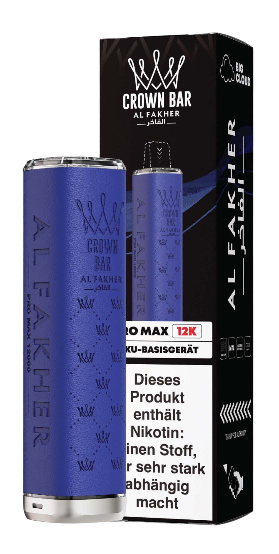 Al Fakher 12K Pro Max Batterie BLUE