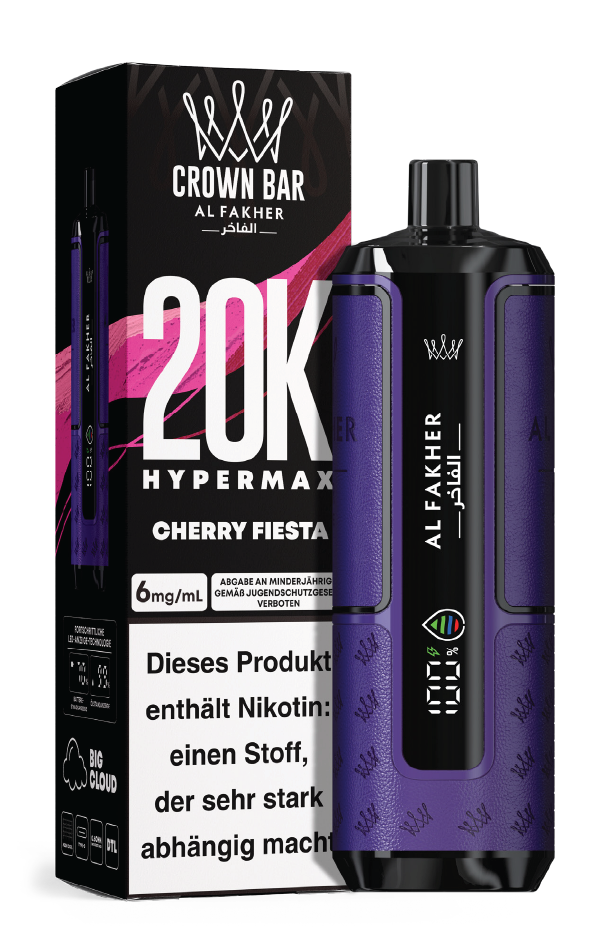 Al Fakher 20K Hypermax CHERRY FIESTA