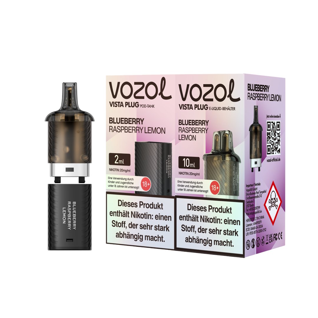 Pod für Vista Plug - Blueberry Raspberry Lemon (vorgefüllt)