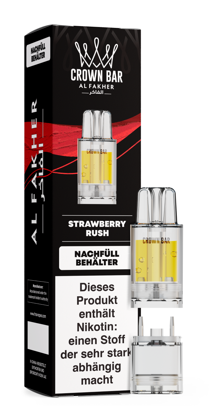 Al Fakher 12K Pro Max Pod (vorgefüllt) STRAWBERRY RUSH