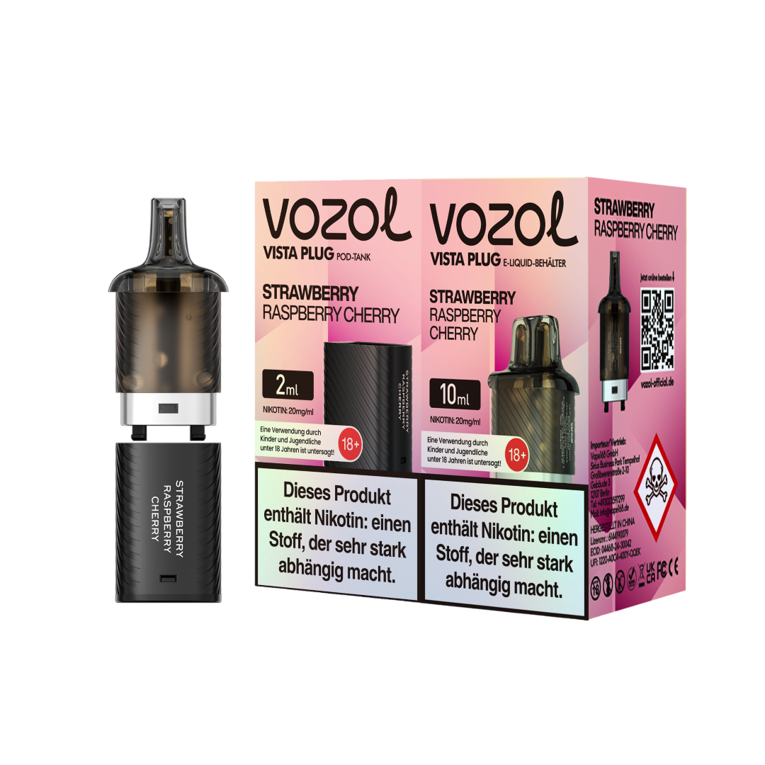 Pod für Vista Plug - Strawberry Raspberry Cherry (vorgefüllt)