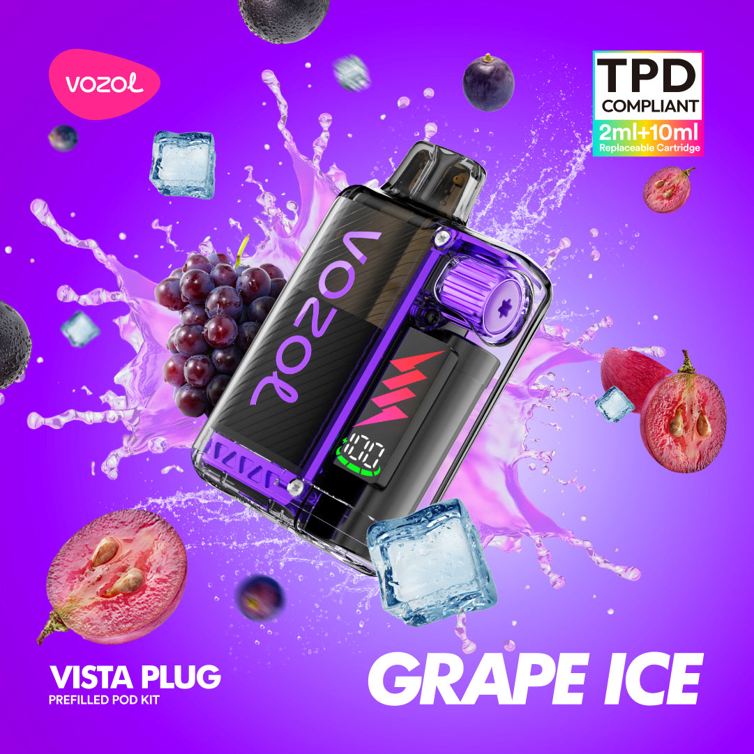 Vozol Vista Plug 15K (TPD) GRAPE ICE