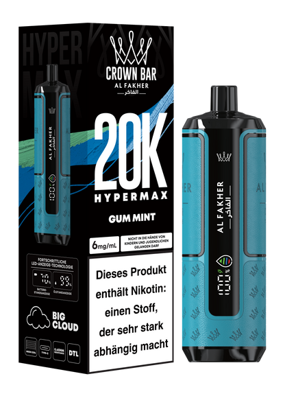 Al Fakher 20K Hypermax GUM MINT