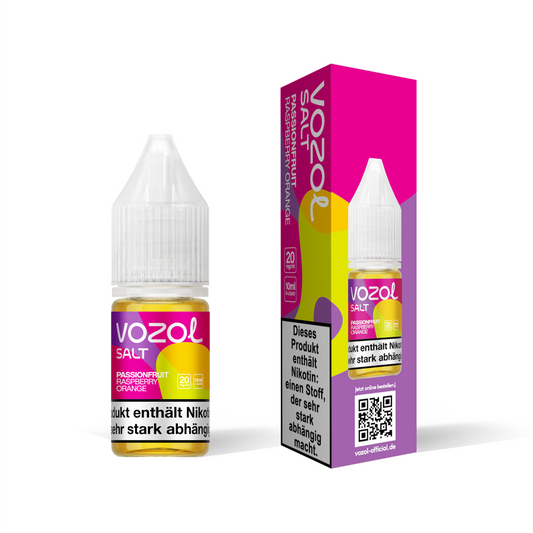 Vozol Salt E-liquid PASSIONFRUIT RASPBERRY ORANGE