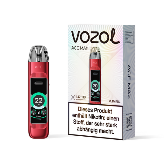 Vozol ACE MAX Pod Kit RUBY RED