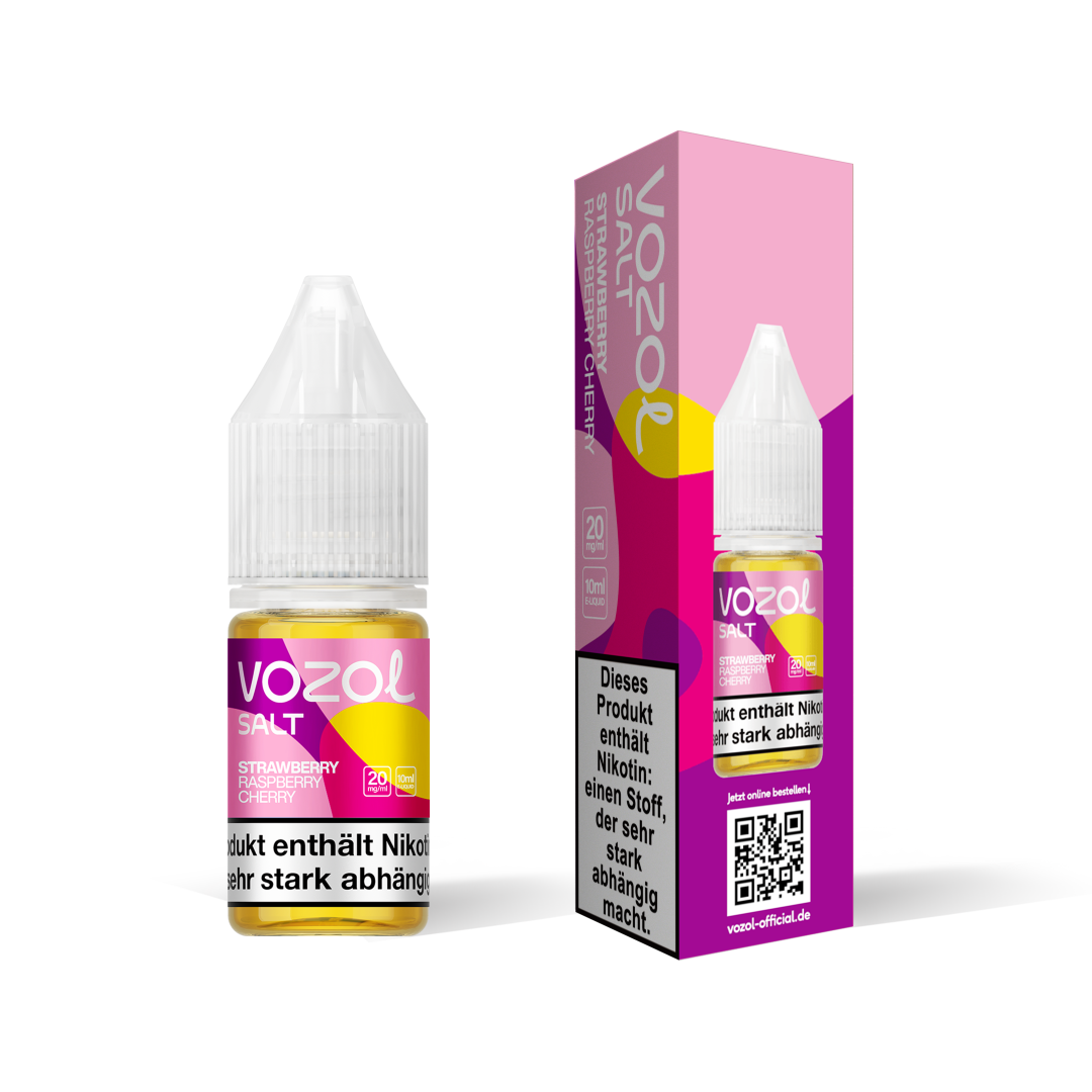 Vozol Salt E-liquid STRAWBERRY RASPBERRY CHERRY