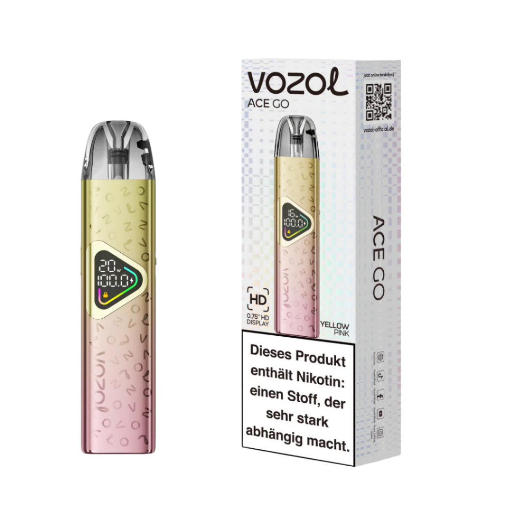 Vozol ACE GO Pod Kit YELLOW PINK