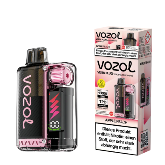 Vozol Vista Plug 15K (TPD) APPLE PEACH