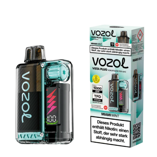 Vozol Vista Plug 15K (TPD) MIAMI MINT